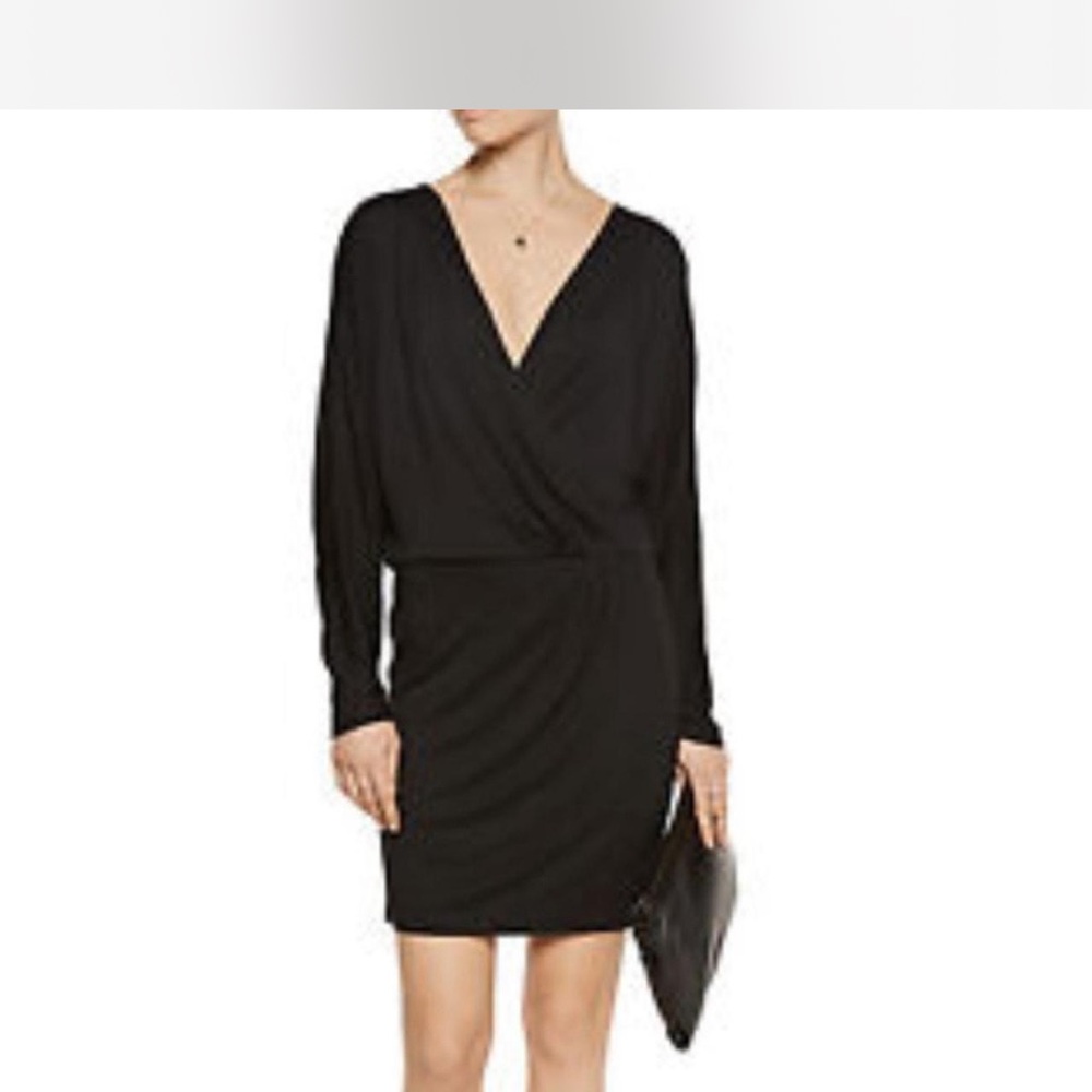 Haute Hippie Black Long Sleeve Dress